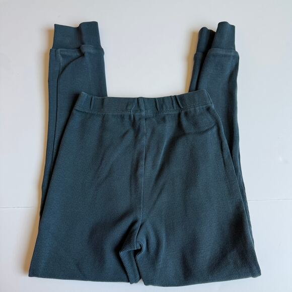 Zara Kids Blue Ribbed Long John Pants 9 - Picture 7 of 7